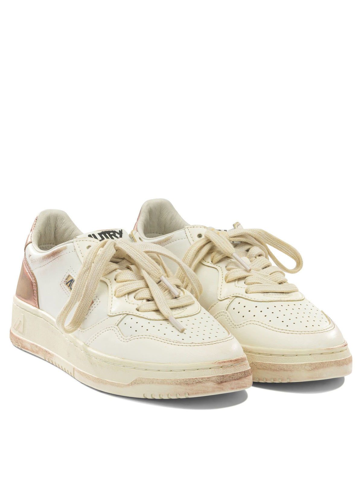 Autry "Medalist Low Super Vintage" Low Top Sneakers - Pink
