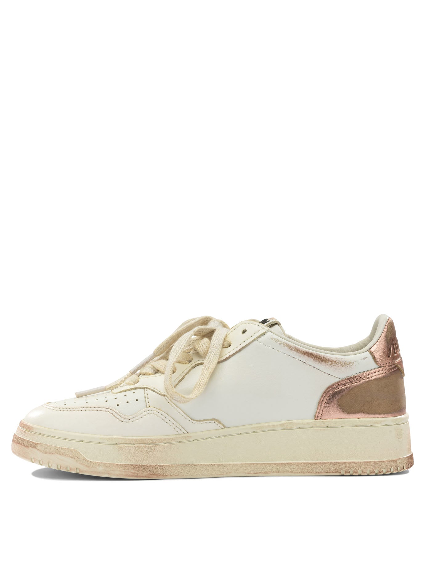 Autry "Medalist Low Super Vintage" Low Top Sneakers - Pink