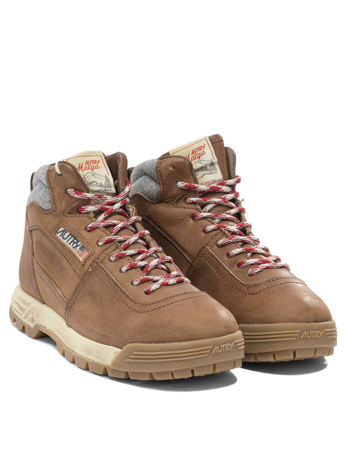 Autry "Malga" combat boots - Brown