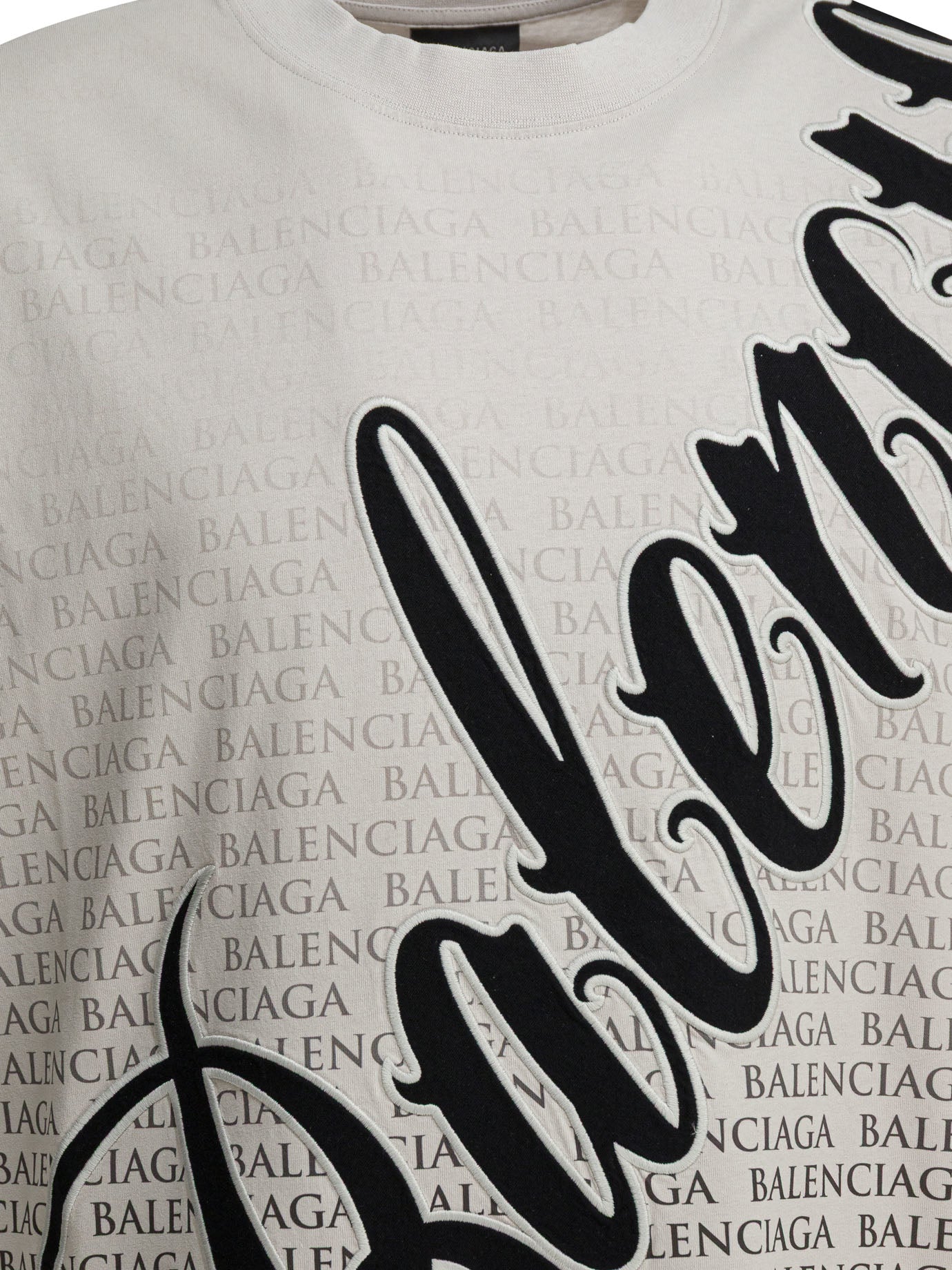 Balenciaga "Big B" crew-neck T-shirt - White