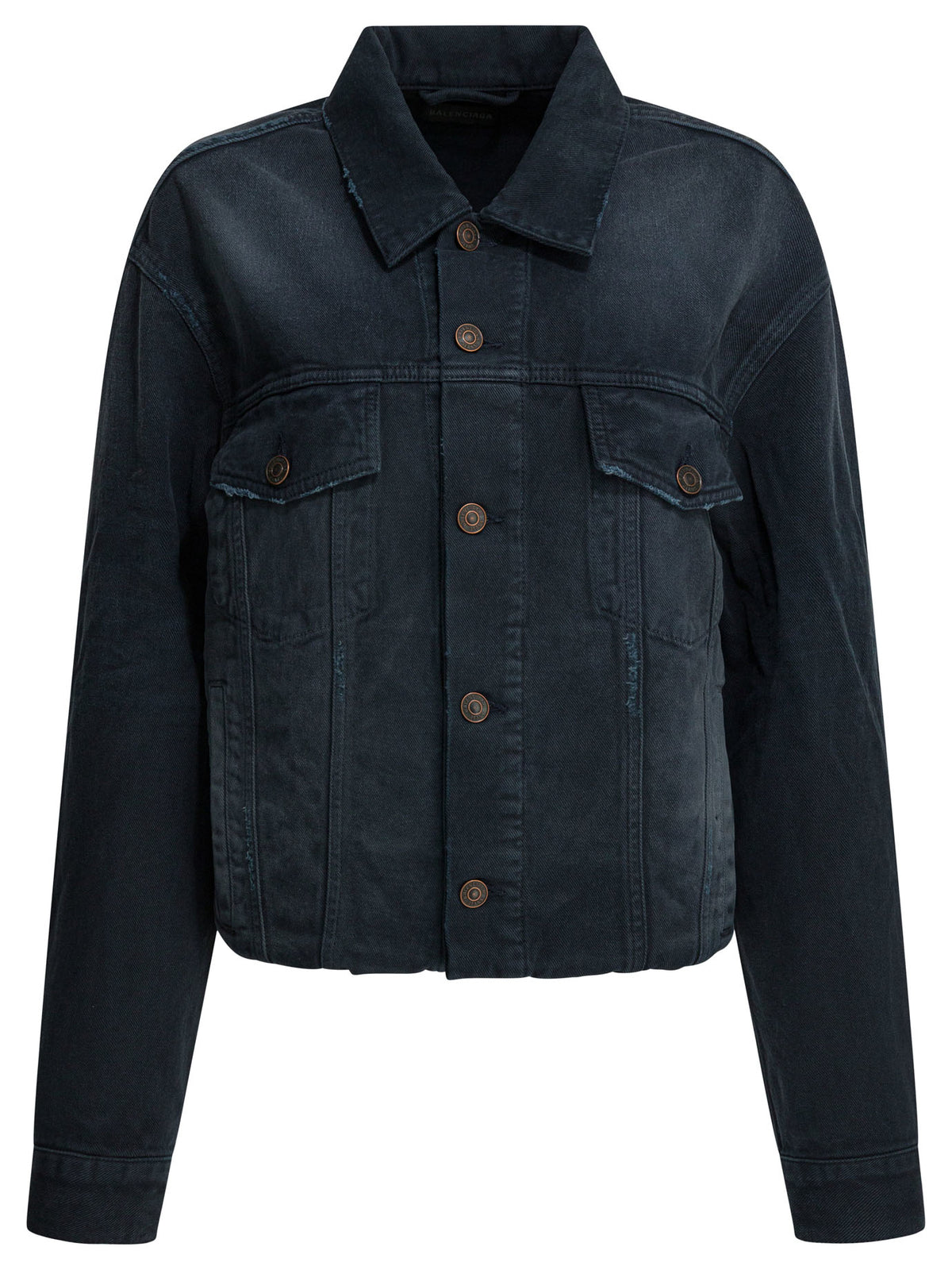 Balenciaga Denim jacket with old effect - Blue