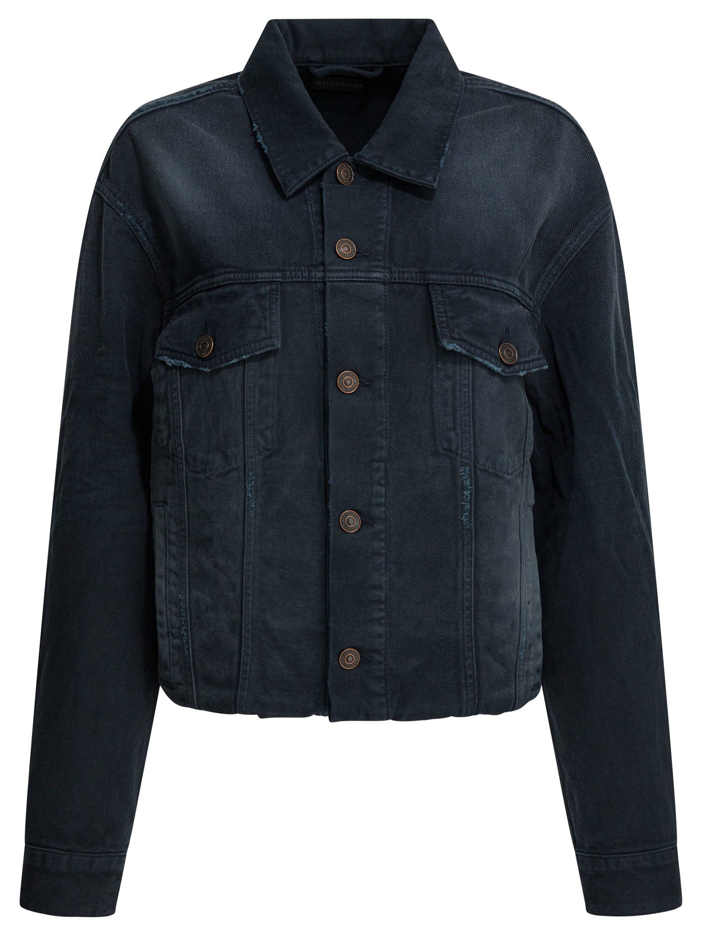 Balenciaga Denim jacket with old effect - Blue