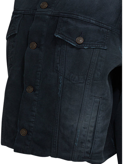 Balenciaga Denim jacket with old effect - Blue