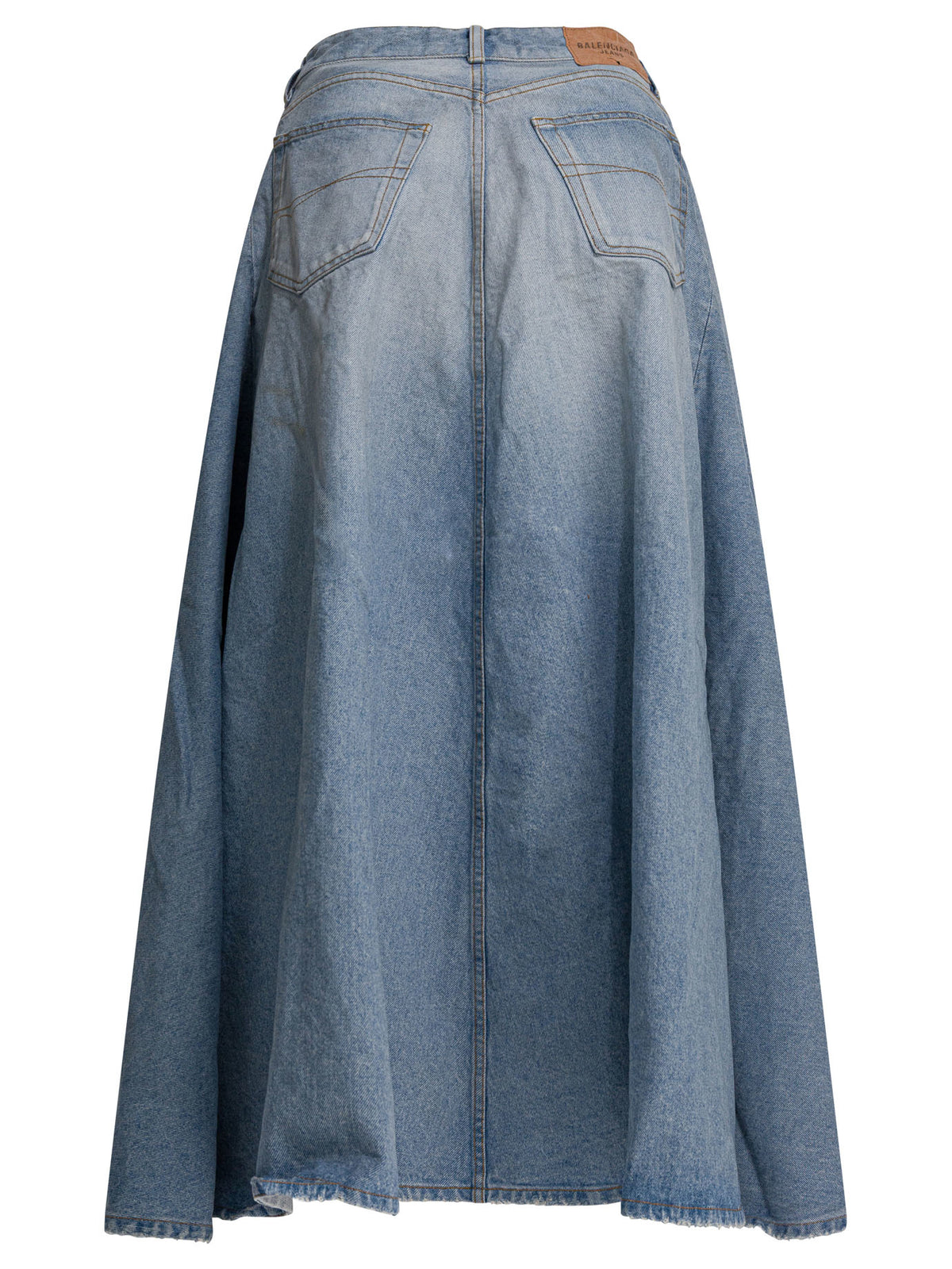 Balenciaga "Godet" Long skirt - Light Blue