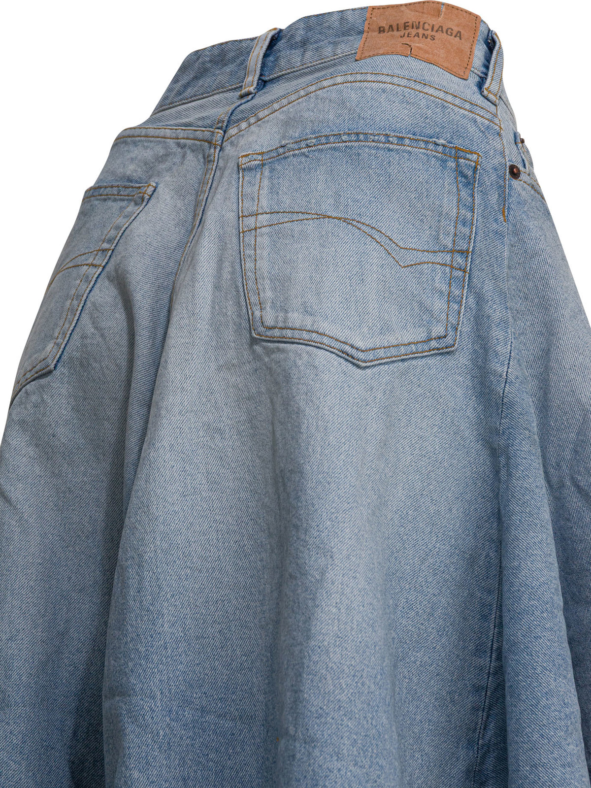 Balenciaga "Godet" Long skirt - Light Blue