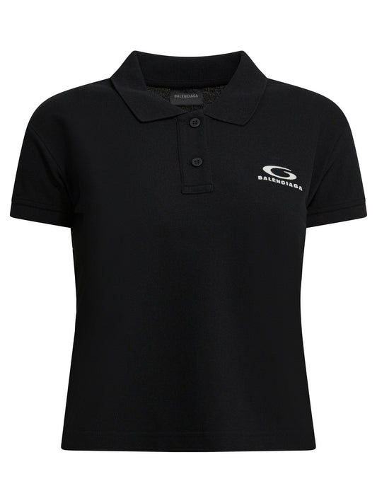 Balenciaga "Loop Sports Icon" polo shirt - Black