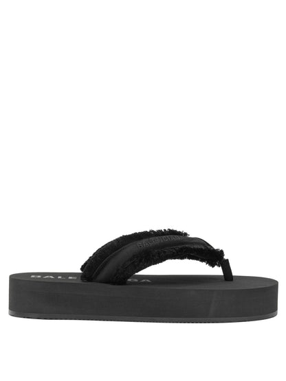 Balenciaga "Jet Leg" Low sandals - Black