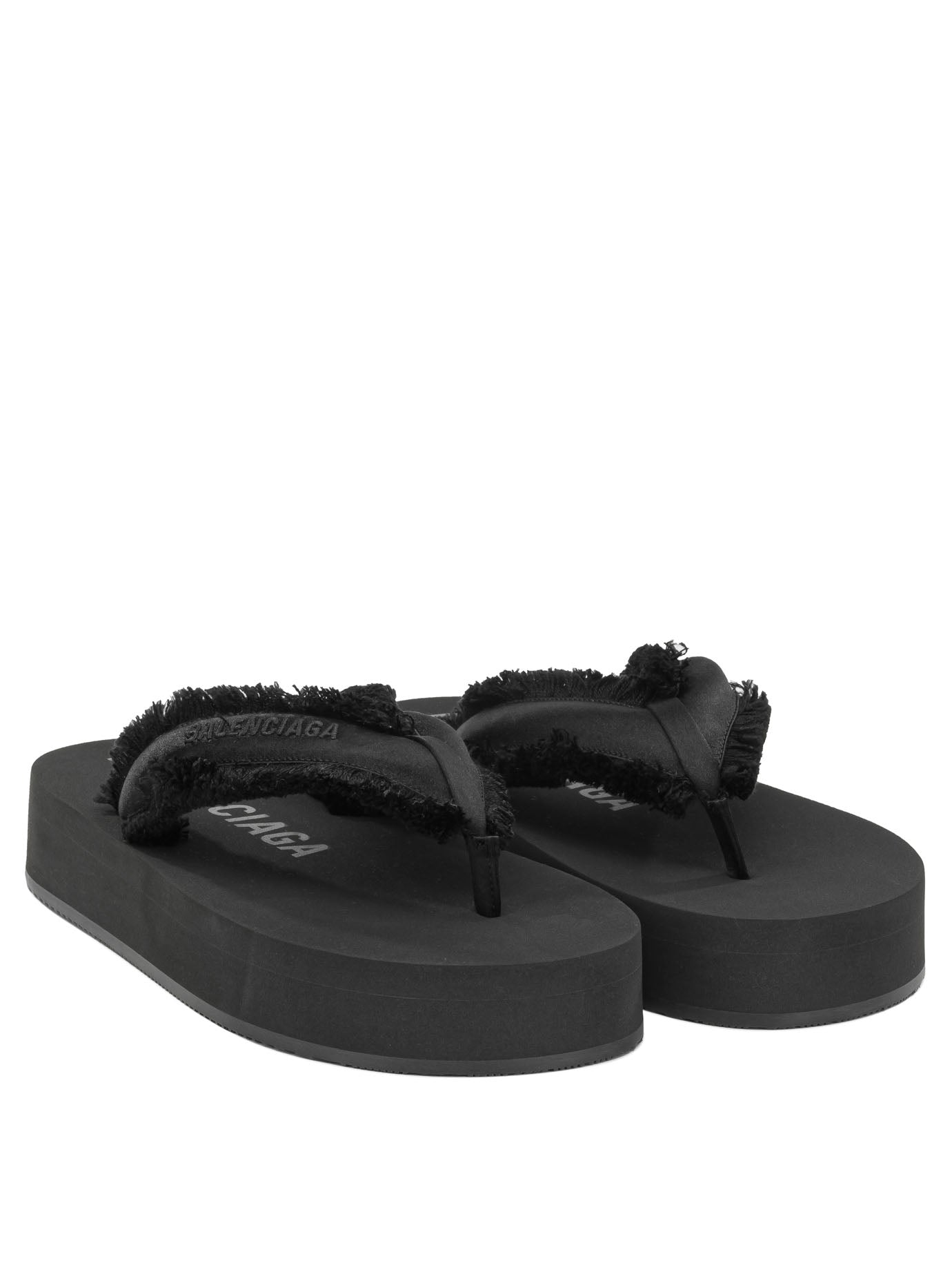 Balenciaga "Jet Leg" Low sandals - Black