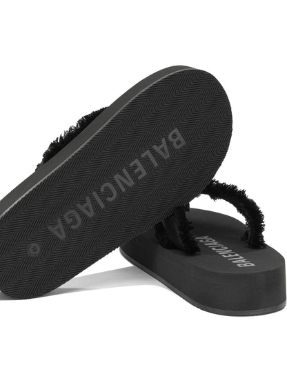 Balenciaga "Jet Leg" Low sandals - Black