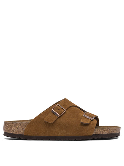 Birkenstock "Zurich" slides - Brown