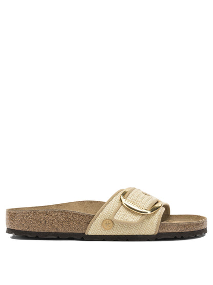 Birkenstock "Madrid Big Buckle" slides - Beige