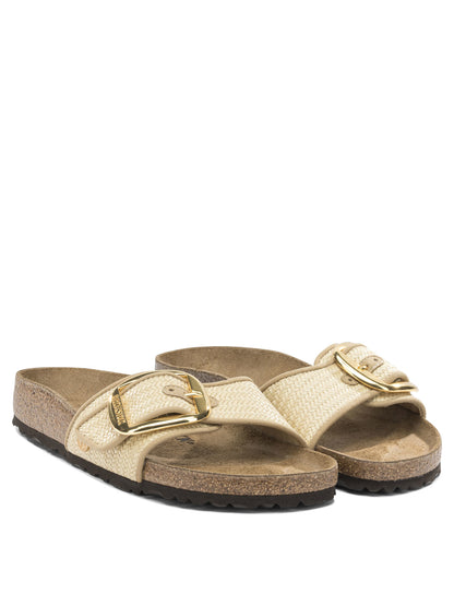 Birkenstock "Madrid Big Buckle" slides - Beige