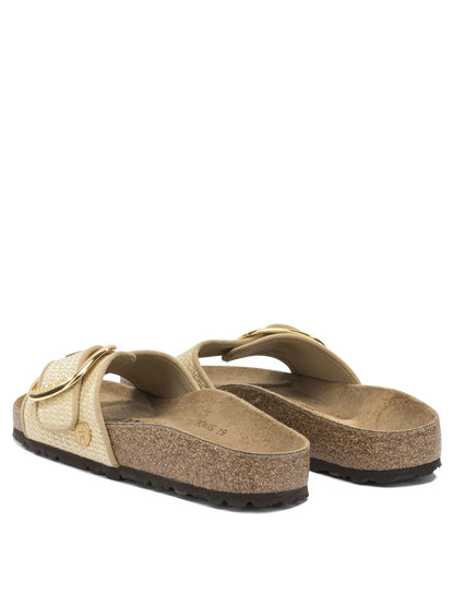 Birkenstock "Madrid Big Buckle" slides - Beige