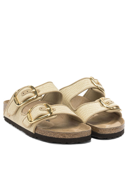 Birkenstock "Arizona Big Buckle" low sandals - Beige