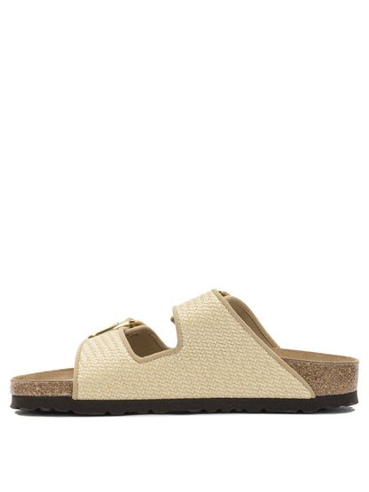 Birkenstock "Arizona Big Buckle" low sandals - Beige