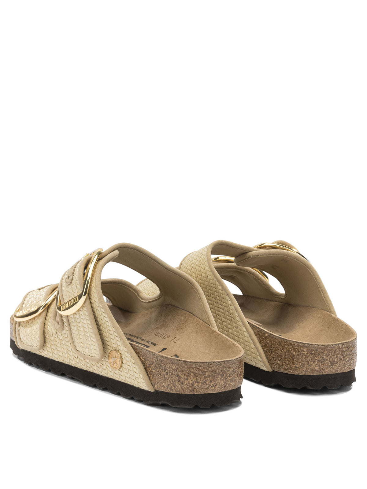 Birkenstock "Arizona Big Buckle" low sandals - Beige