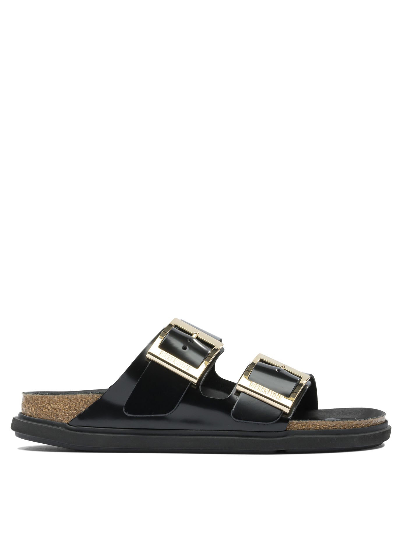 Birkenstock "Arizona Droplet Buckle" low sandals - Black