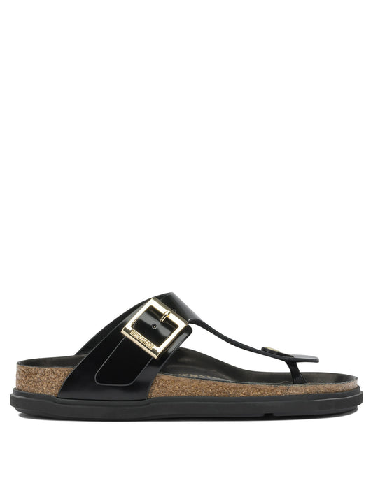 Birkenstock "Gizeh Droplet Buckle" low sandals - Black