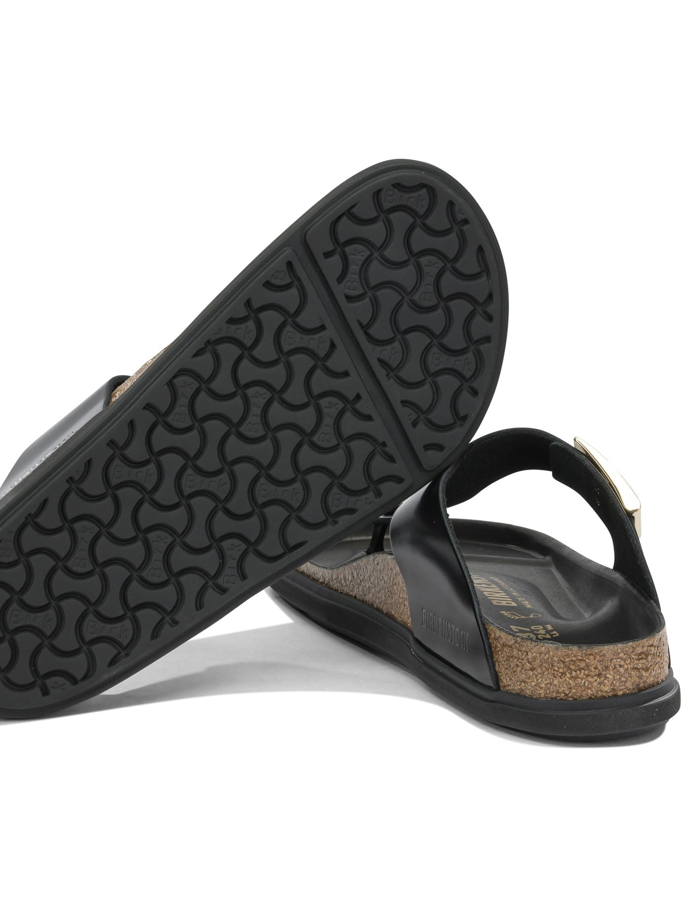 Birkenstock "Gizeh Droplet Buckle" low sandals - Black