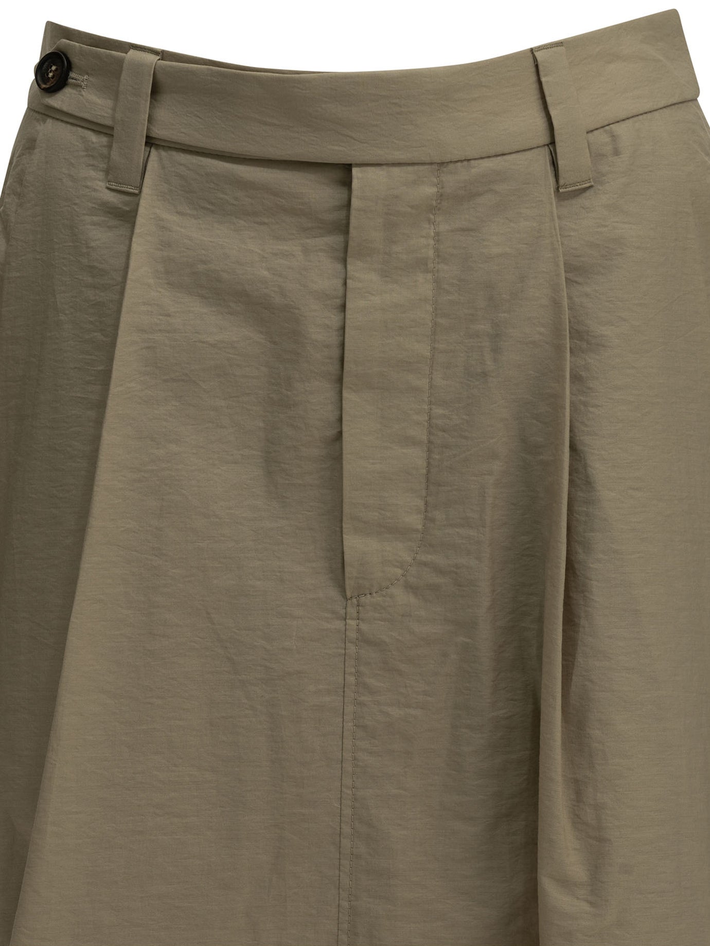 Brunello Cucinelli "Sartorial" Midi Skirt - Beige