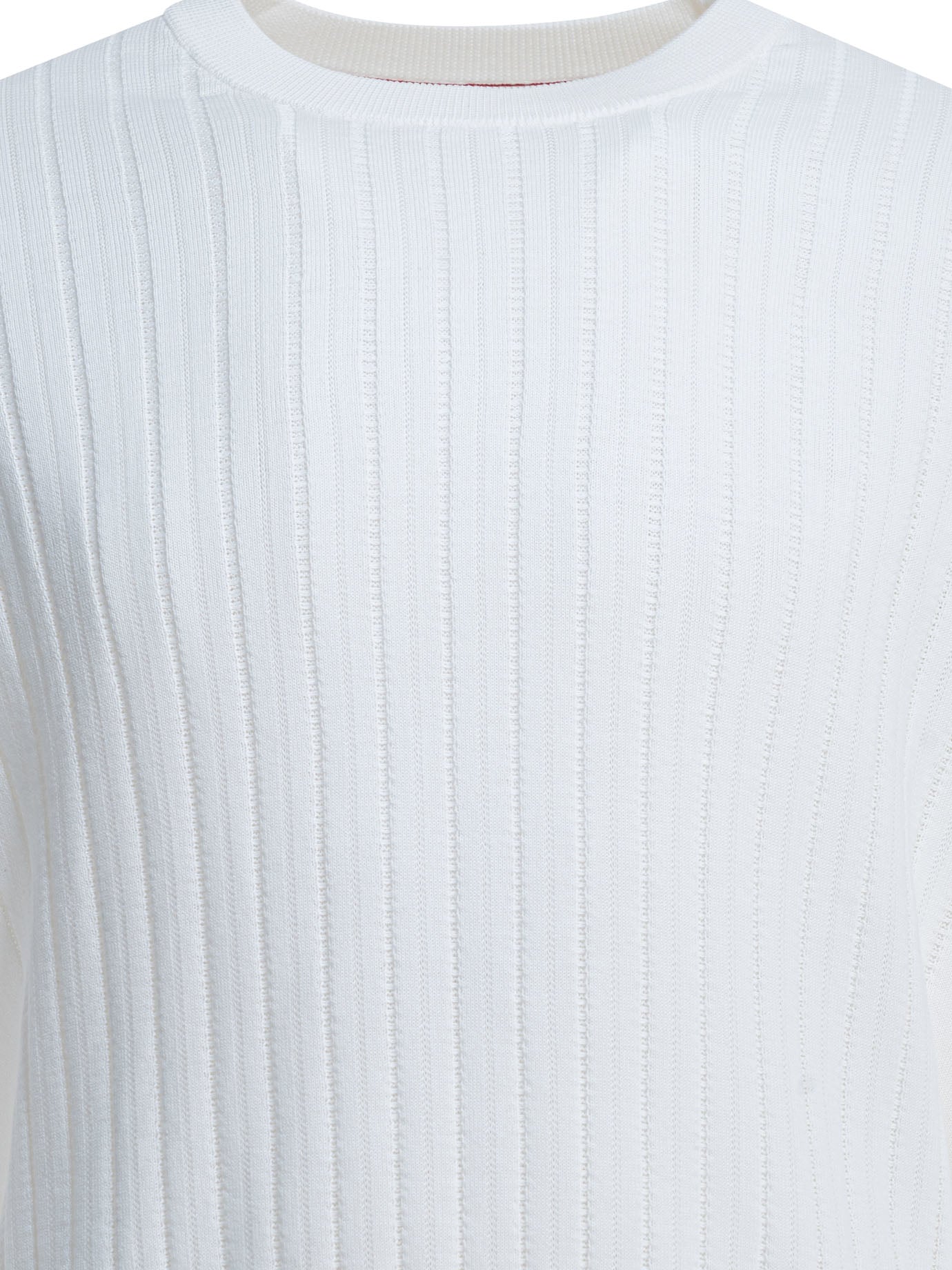 Brunello Cucinelli Ribbed crew-neck sweater - White