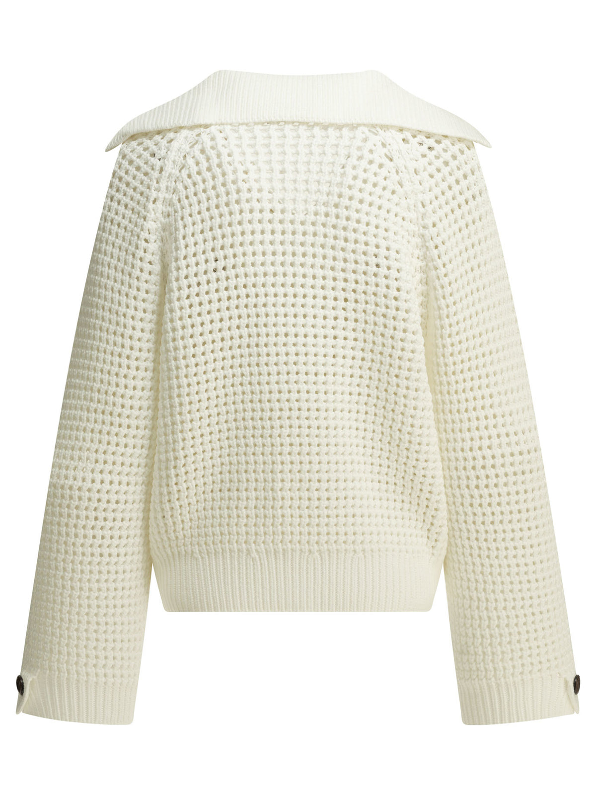 Brunello Cucinelli Cotton V-neck sweater - White