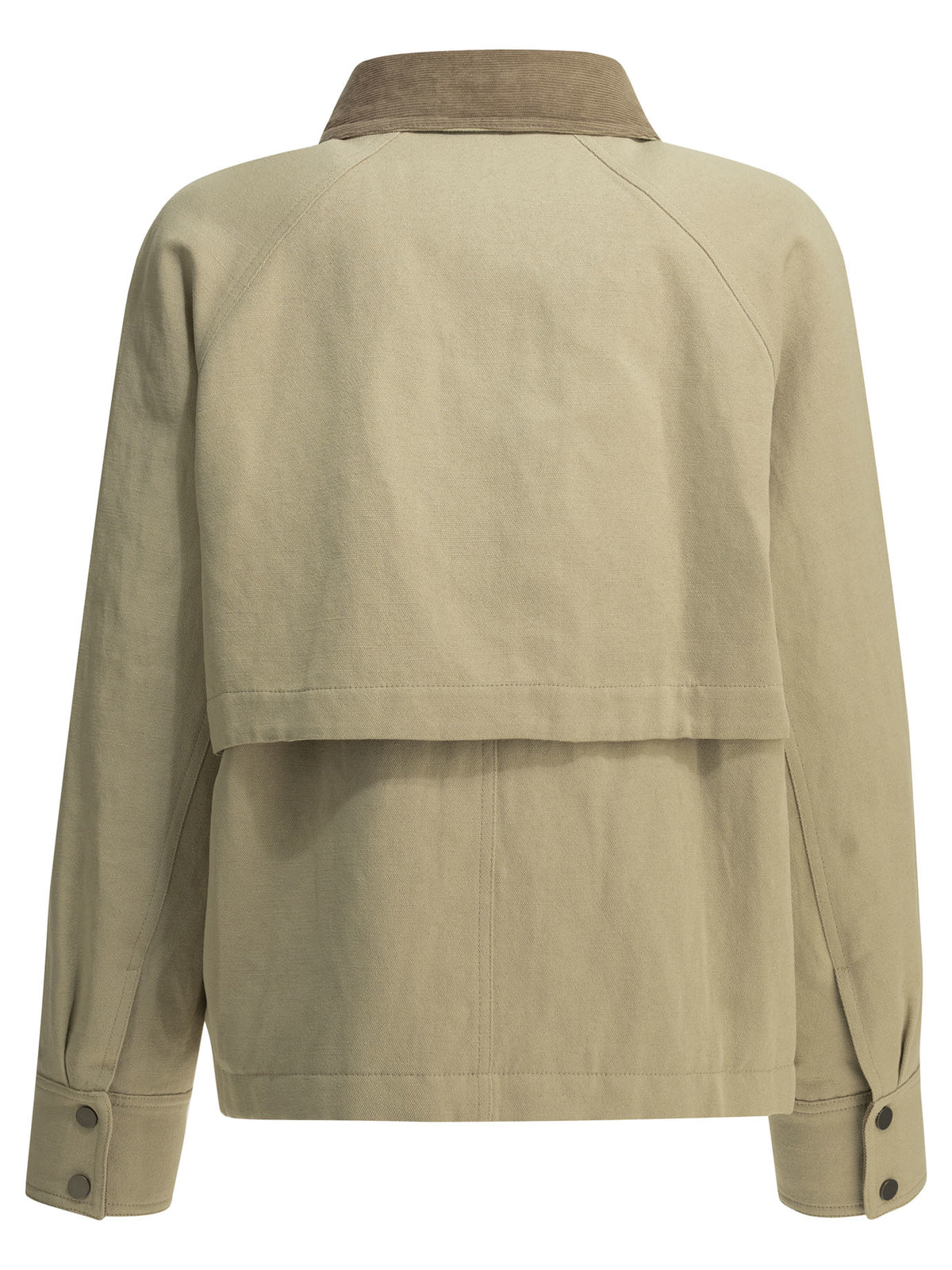 Brunello Cucinelli Lightweight cotton and linen jacket - Beige