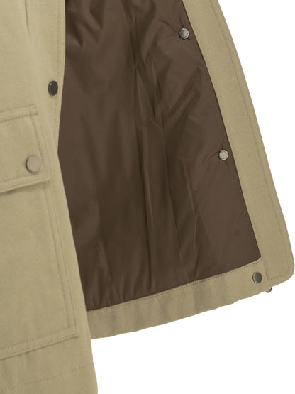 Brunello Cucinelli Lightweight cotton and linen jacket - Beige