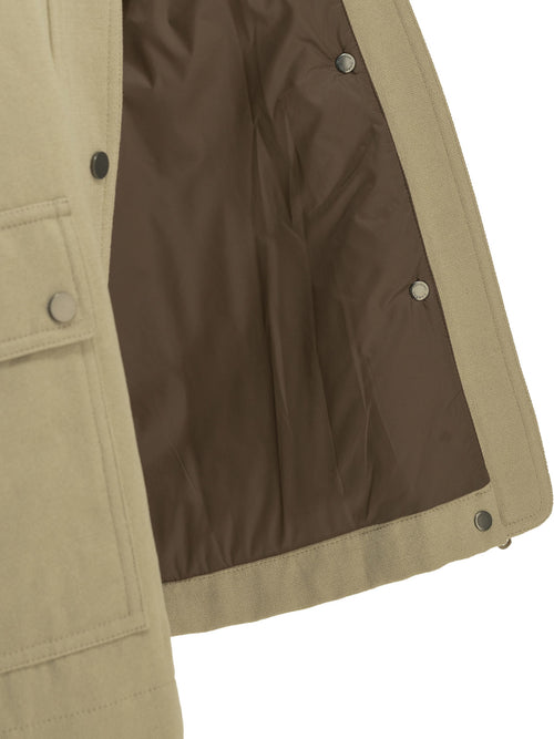 Brunello Cucinelli Lightweight cotton and linen jacket - Beige