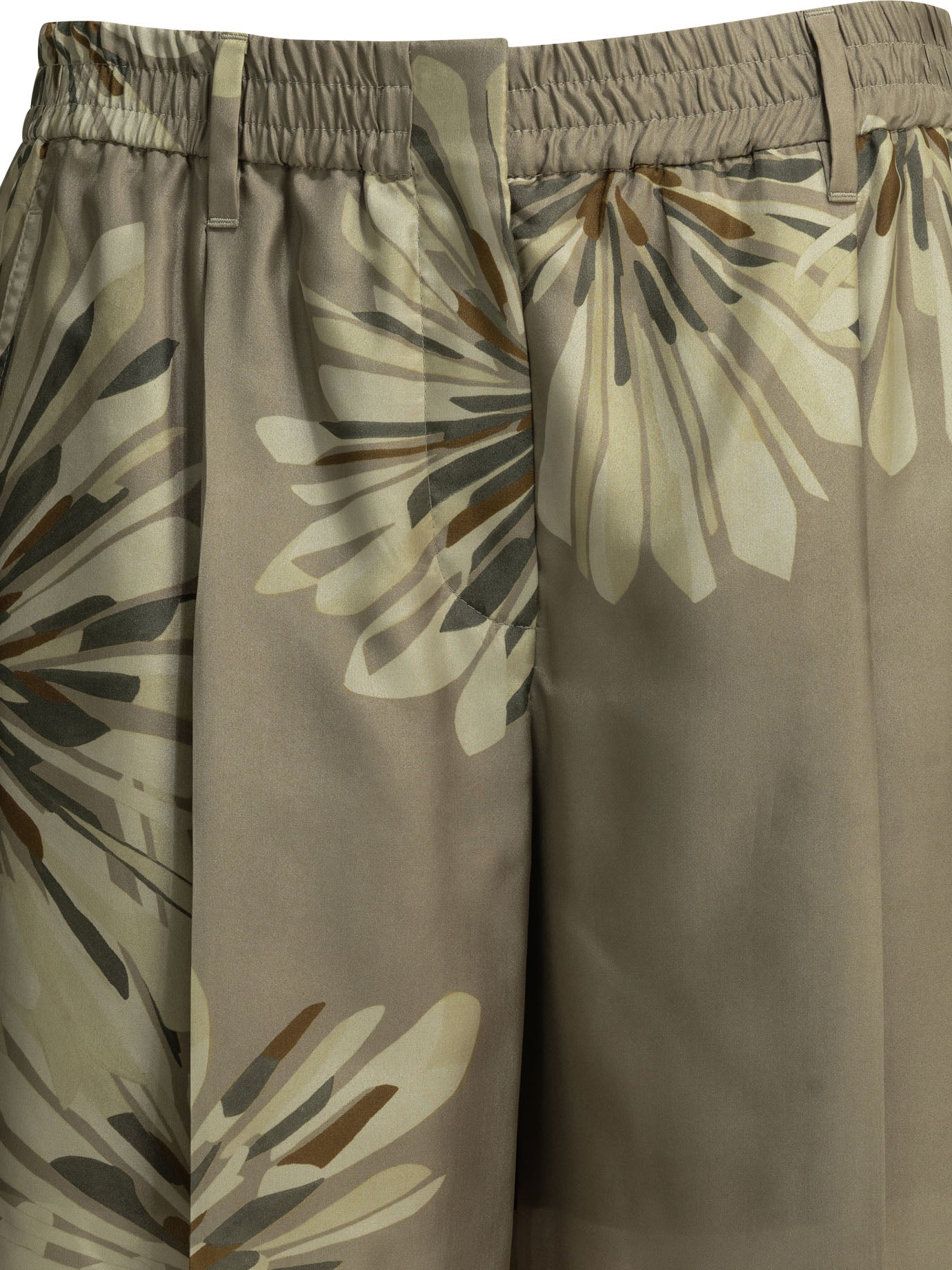 Brunello Cucinelli "Bloom" Tailored Pants - Beige