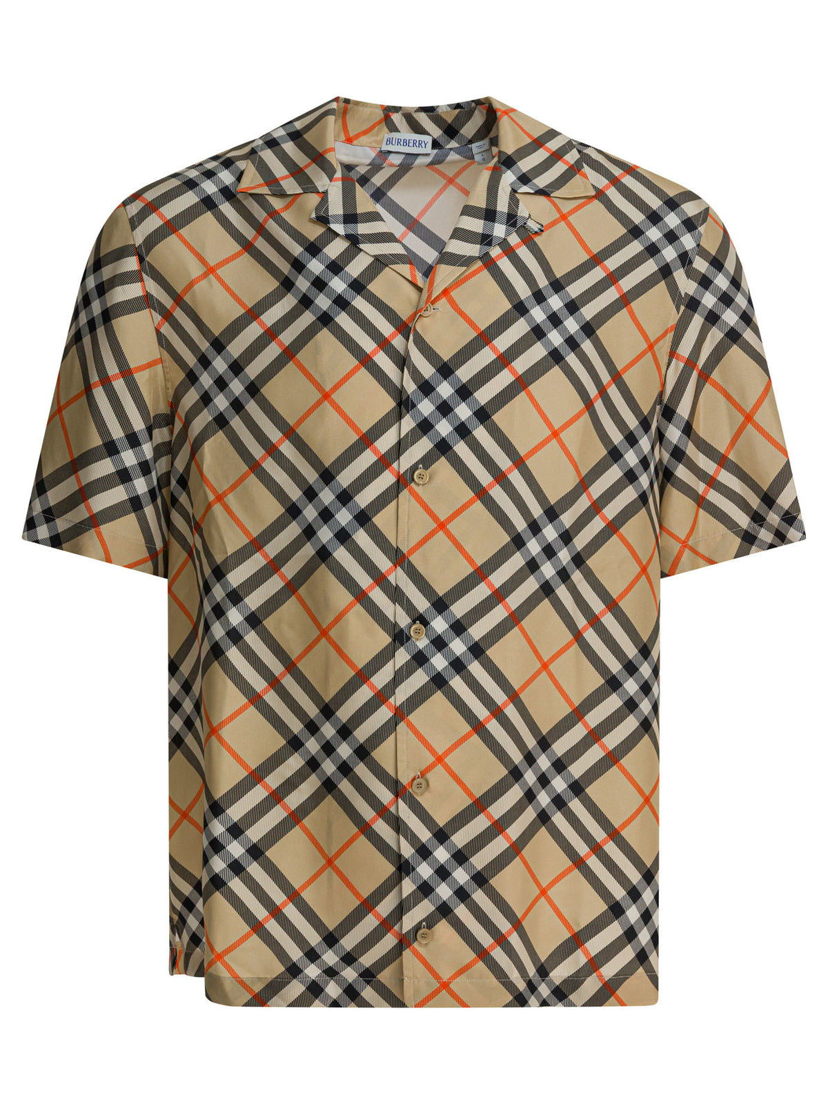 Burberry Oversized silk shirt - Beige