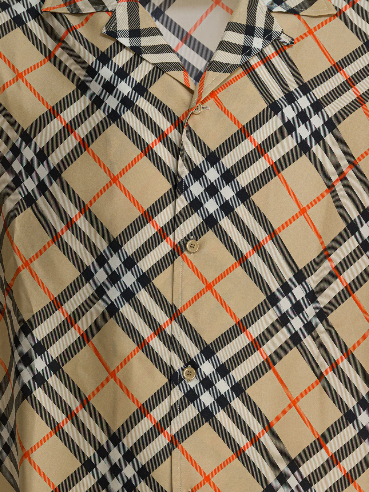 Burberry Oversized silk shirt - Beige