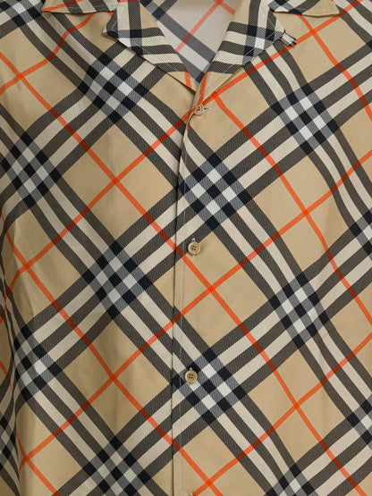 Burberry Oversized silk shirt - Beige