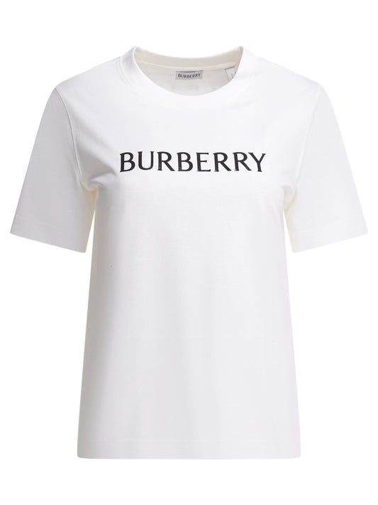 Burberry Cotton T-shirt with logo - White