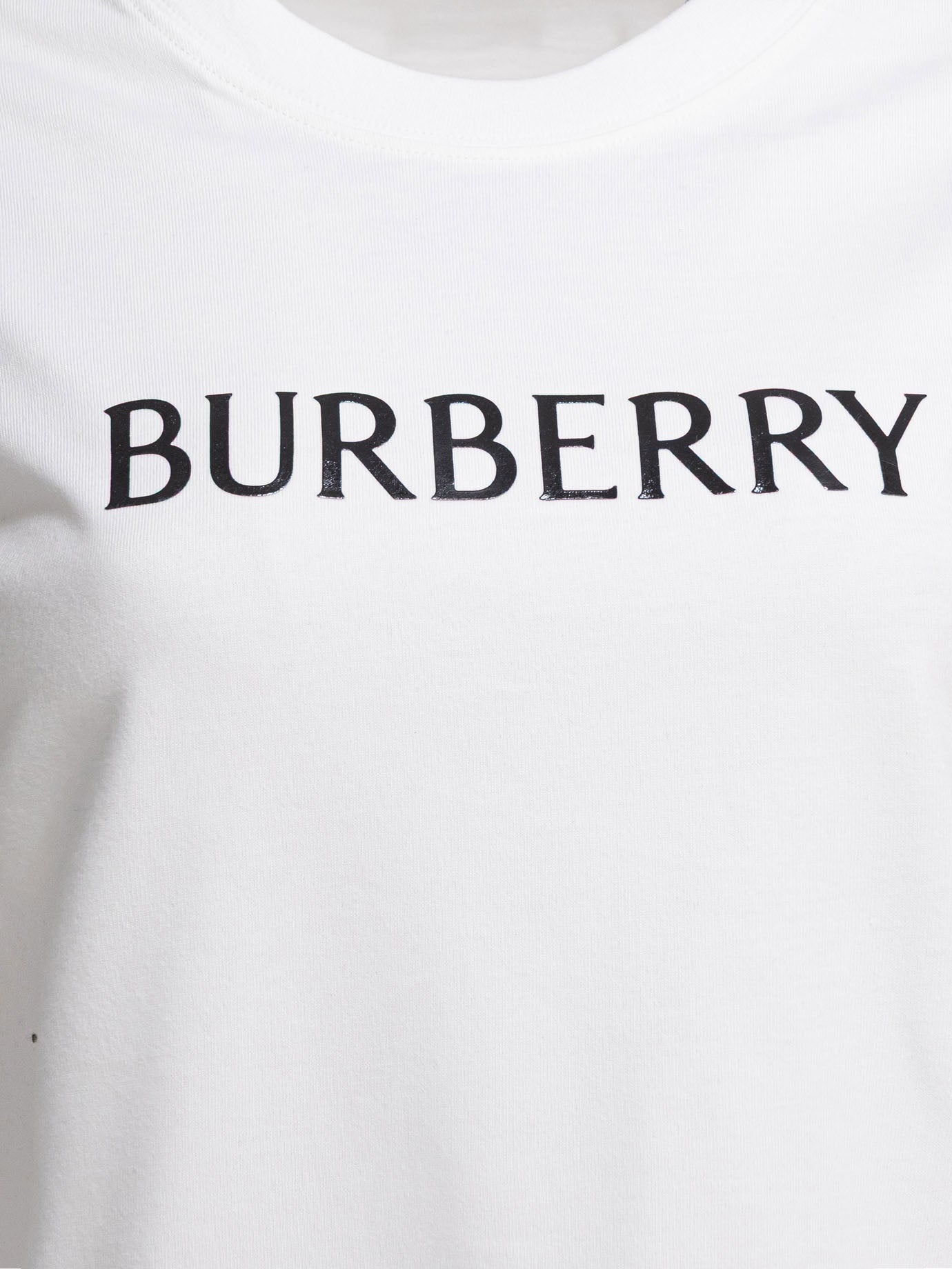 Burberry Cotton T-shirt with logo - White