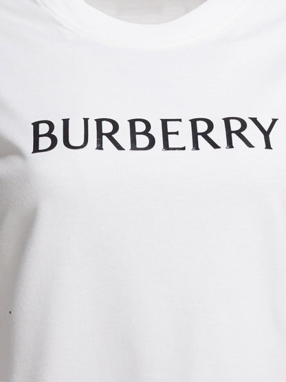 Burberry Cotton T-shirt with logo - White