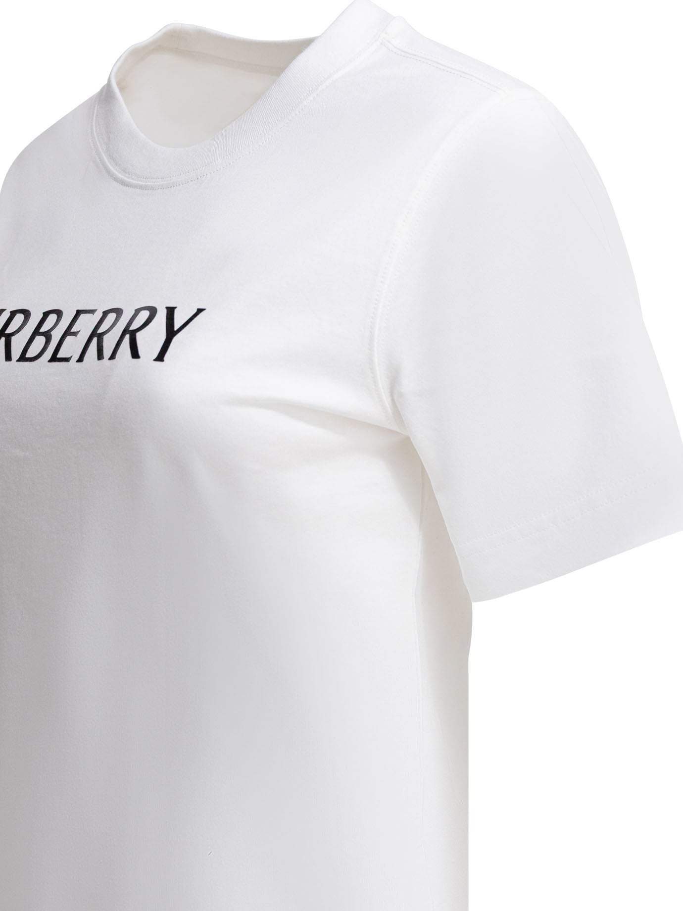 Burberry Cotton T-shirt with logo - White