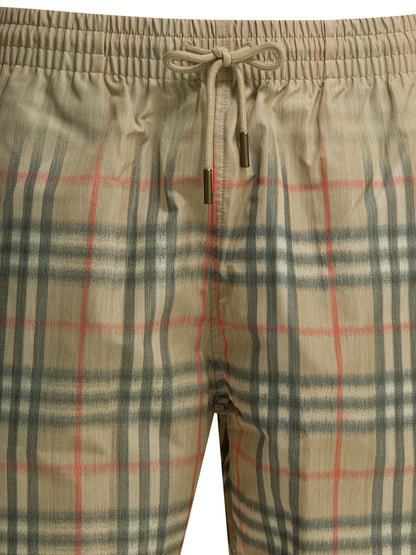 Burberry "Check" swim shorts - Beige