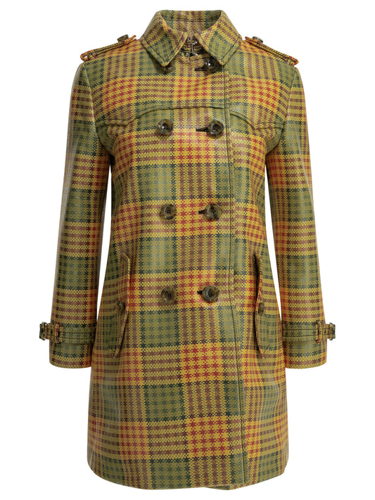 Burberry "Summerside Check" Trench coat - Yellow