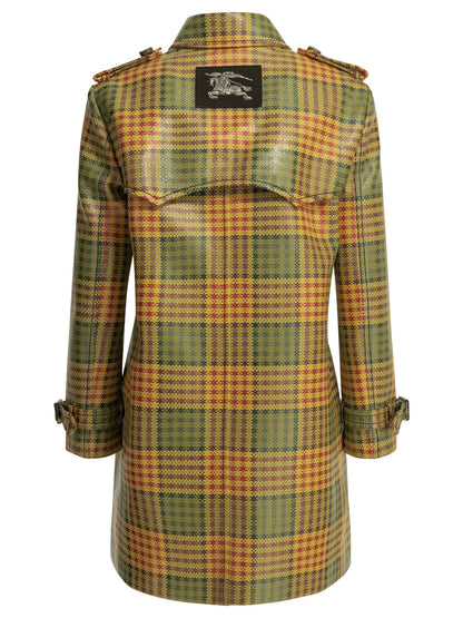 Burberry "Summerside Check" Trench coat - Yellow