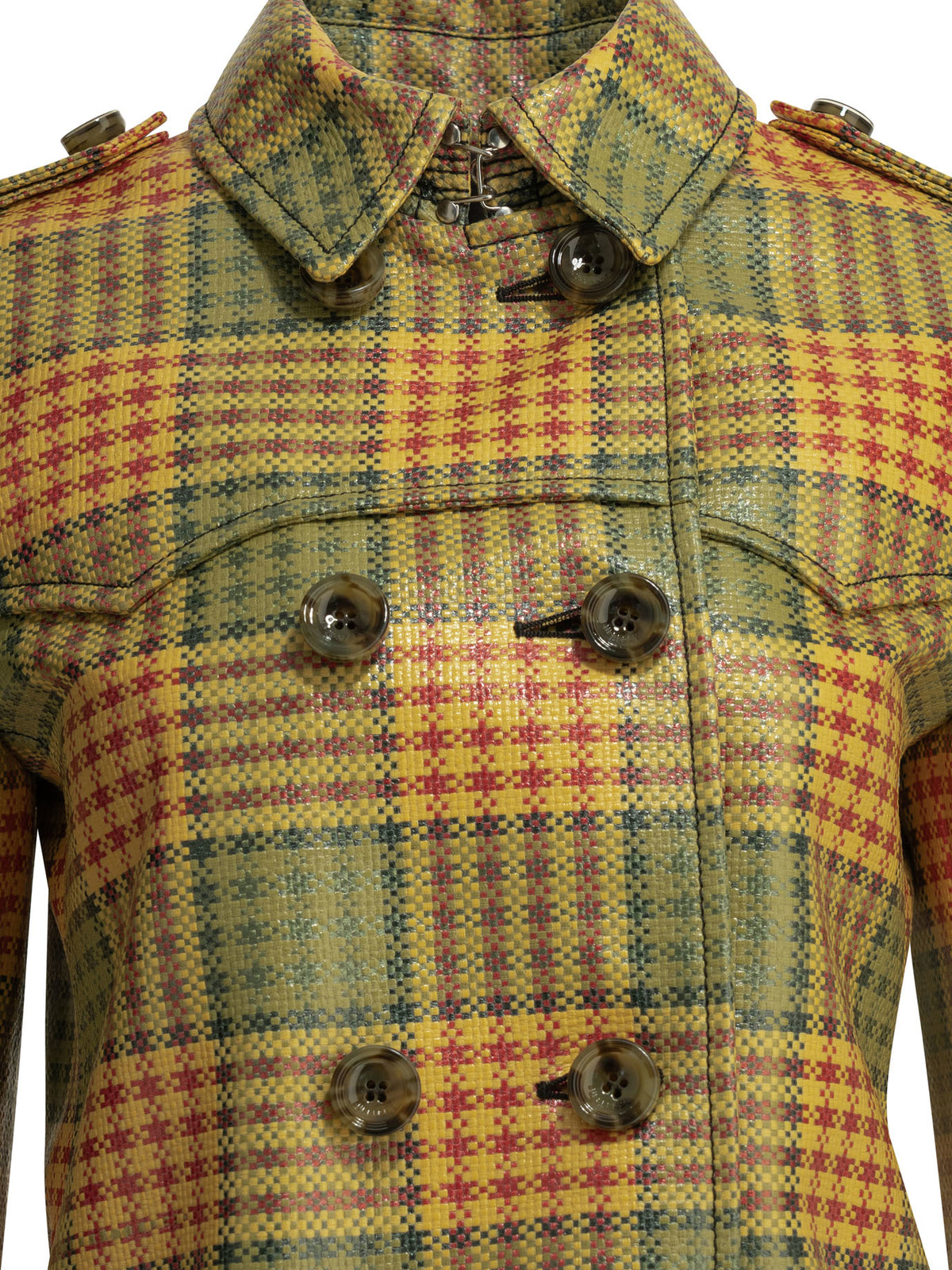 Burberry "Summerside Check" Trench coat - Yellow