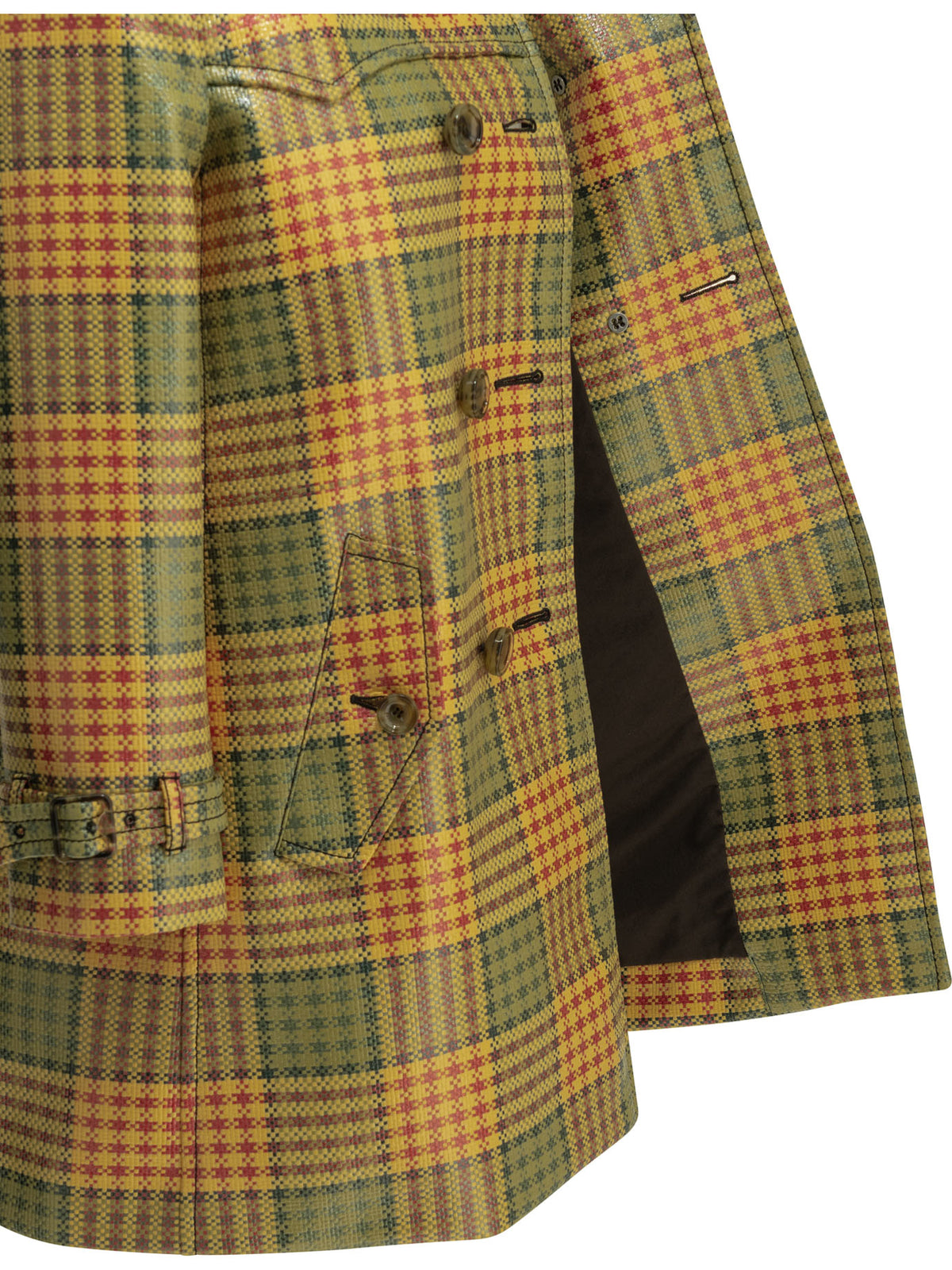 Burberry "Summerside Check" Trench coat - Yellow
