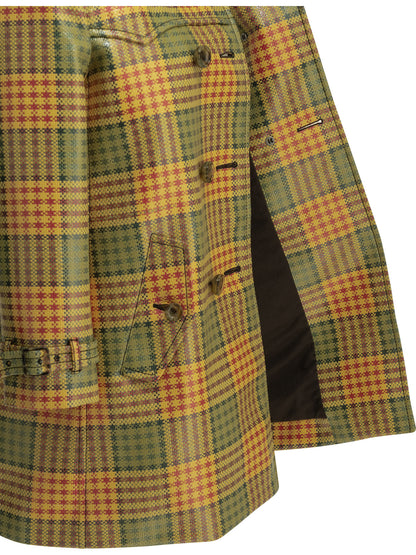 Burberry "Summerside Check" Trench coat - Yellow