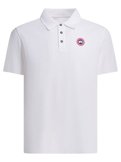 Canada Goose "Beckley" cotton polo shirt - White