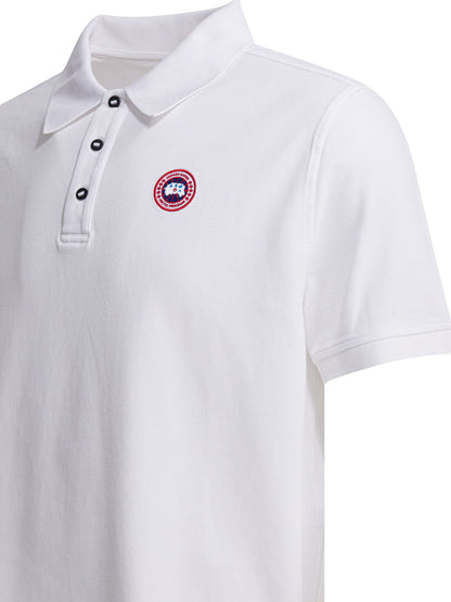 Canada Goose "Beckley" cotton polo shirt - White