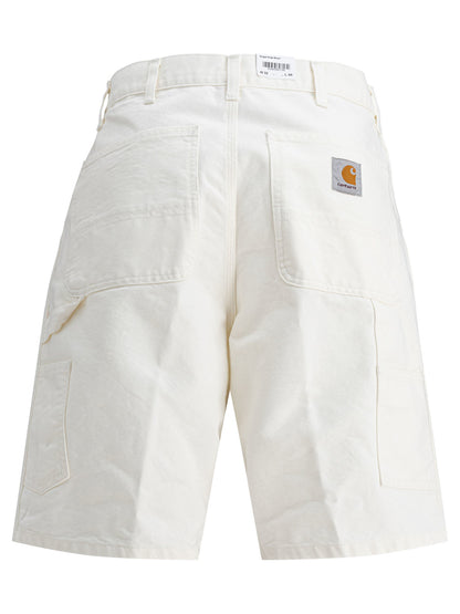 Carhartt Wip "Single Knee" shorts - White