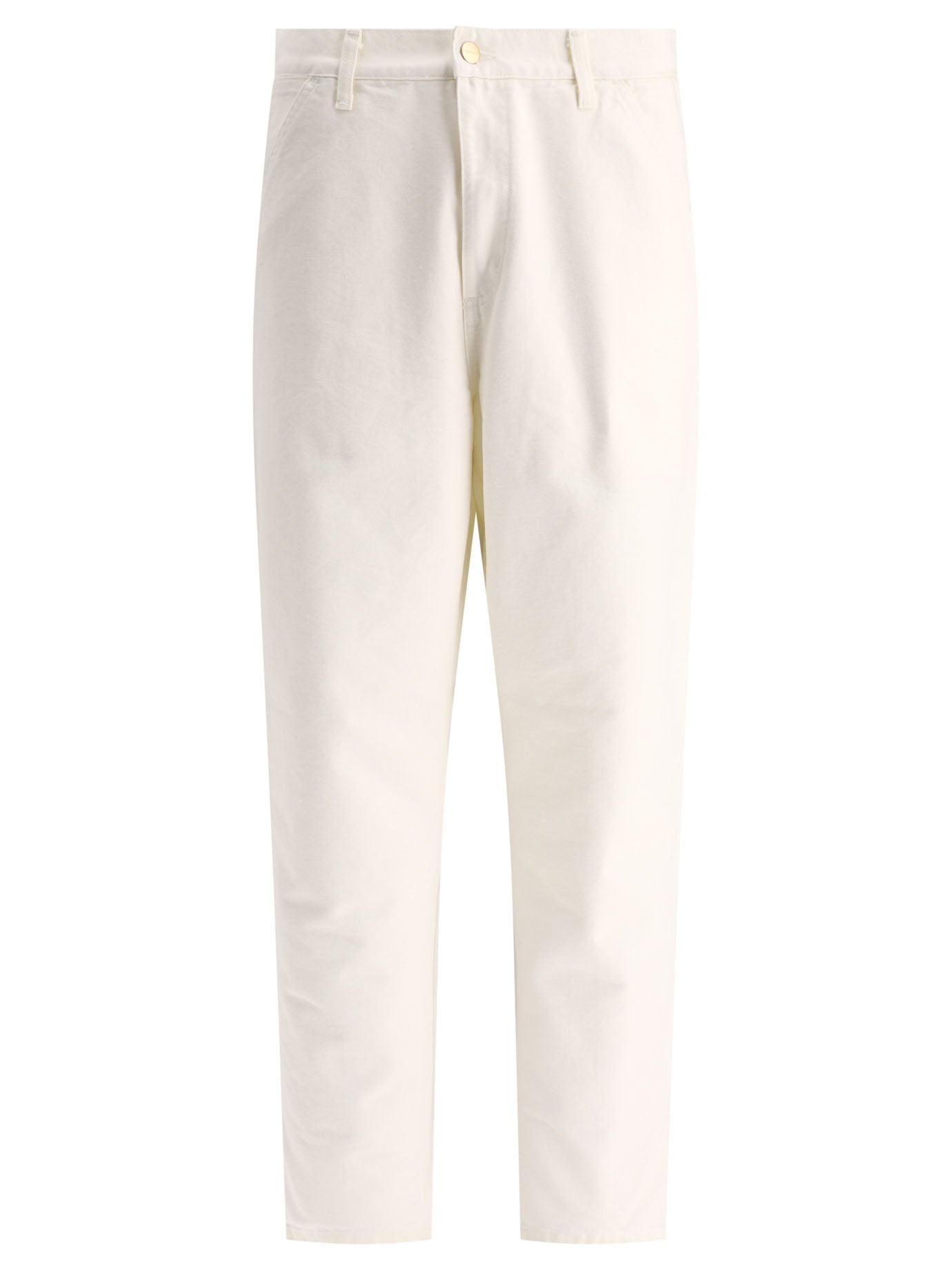 Carhartt Wip "Single Knee Pant" Work Pants - White