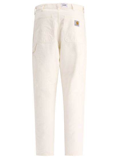 Carhartt Wip "Single Knee Pant" Work Pants - White