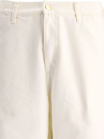 Carhartt Wip "Single Knee Pant" Work Pants - White