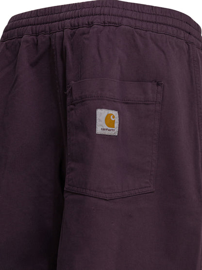 Carhartt Wip "Floyde" sweatpants short - Purple